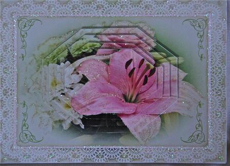 Dreamy Flowers Quick Card by Julianne Harris