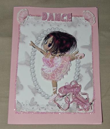Sweet Little Ballerina in Pink by Julianne Harris