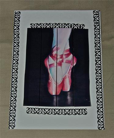Ballet Slippers Side Panel Topper by Julianne Harris