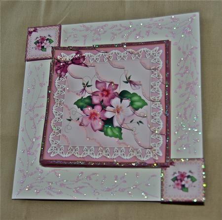 8 x 8 Pretty Viola Kit with Scalloped Corners by Julianne Harris