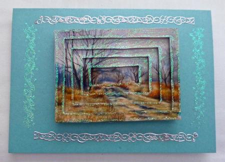 Misty Morn Inverted Tunnel Topper by Julianne Harris