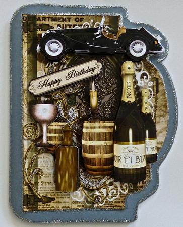 Male Birthday Card or Other Occasion by Julianne Harris