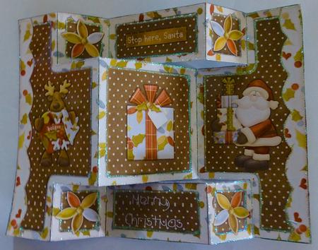 Believe in Santa Tri Fold Shutter Card by Julianne Harris