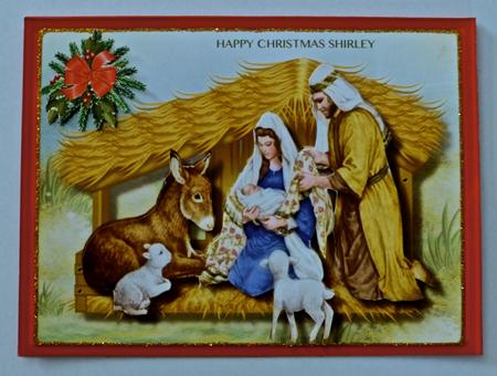 Beautiful Christmas Nativity Scene  by Julianne Harris