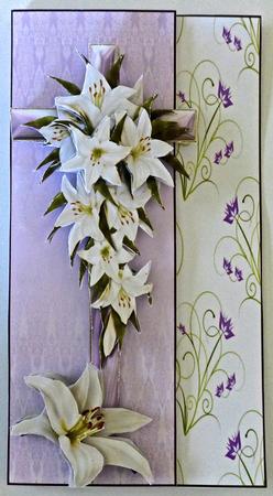 A Pretty Easter Cross by Julianne Harris