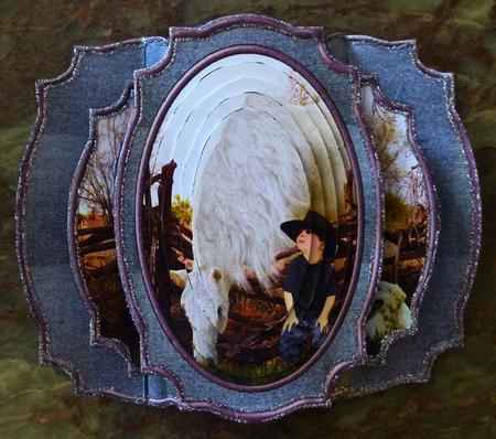 Summer on the Farm Double Pop Out Pyramage Card by Julianne Harris