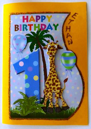 1st Birthday- Jungle Topper for Little Boy by Julianne Harris