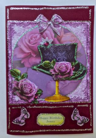 Beautiful Lilac Rose's & Top Hat 8x8 Mini Kit by Julianne Harris