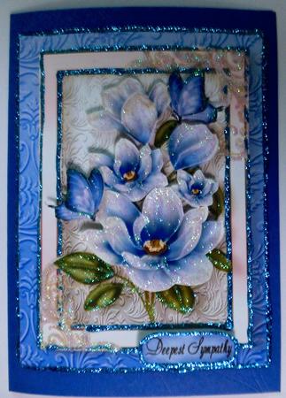 Beautiful Blue Flowers by Julianne Harris