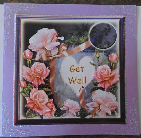 Beautiful Roses- Get Well by Julianne Harris
