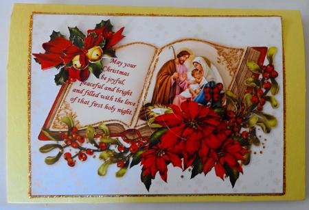 Christmas Open Book Nativity Pyramid by Julianne Harris