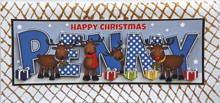 Rudolf & Friends Penny Large Dl by Julianne Harris