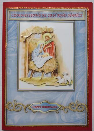 Nativity Scene Quick Card by Julianne Harris