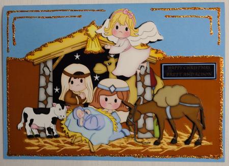 Nativity Over the Edge by Julianne Harris