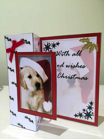 Christmas Puppy Fold Back by JULIE ALSAADY