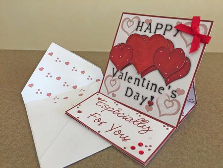 Happy Valentines 5 Minute Easel Card by JULIE ALSAADY