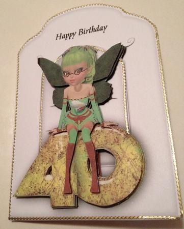 40 Fairy Scalloped Top Quick Card by Julie Danks