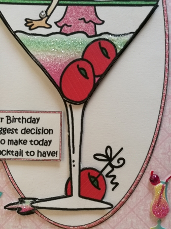 J.J has cocktails for her birthday  by Julie Griffiths
