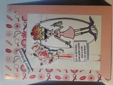 Rita Step Aside Coffee Quick Card by Julie Hart