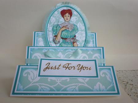 Vintage Beauty Cameo Stair Stepper by Julie Hart