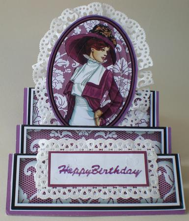 Vintage Beauty Cameo Stair Stepper by Julie Hart