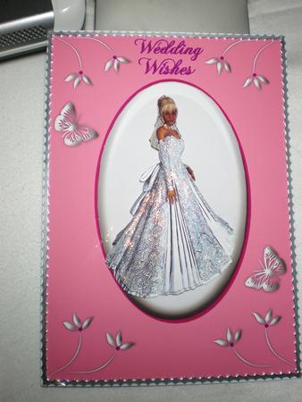 Wedding Wishes Card Front by Julie Hart