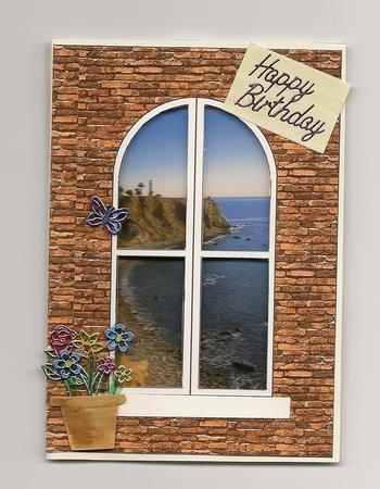 The View from My Window -coastline by Julie Hart