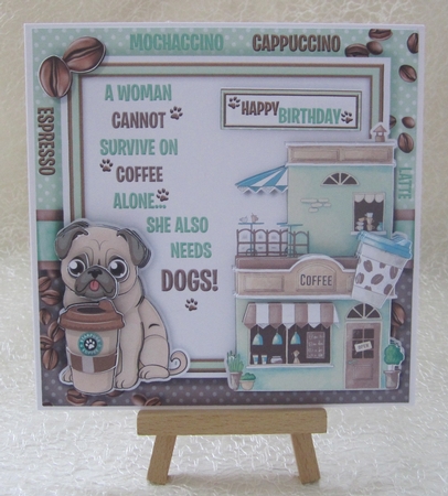A Woman Cannot Survive on Coffee Alone - Dog by Julie Jenner