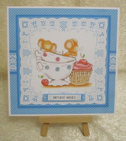 Teacup Cuties - Card One by Julie Jenner