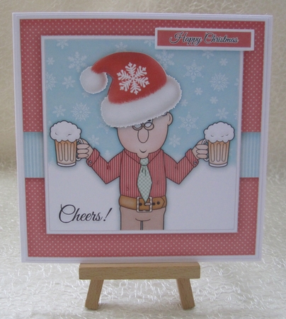 Christmas Beer Ernie Insert by Julie Jenner