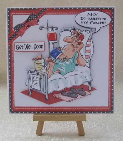8x8 Get well soon for the guys mini kit by Julie Jenner