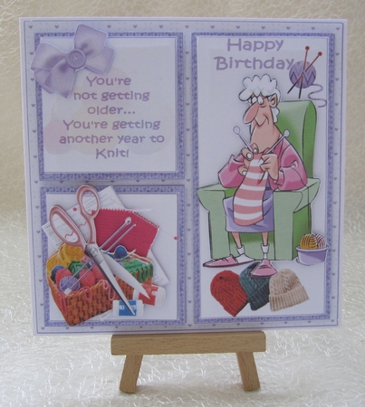 8x8 Another year to knit mini kit by Julie Jenner