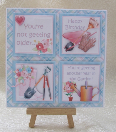 8x8 Another year of gardening ladies mini kit by Julie Jenner