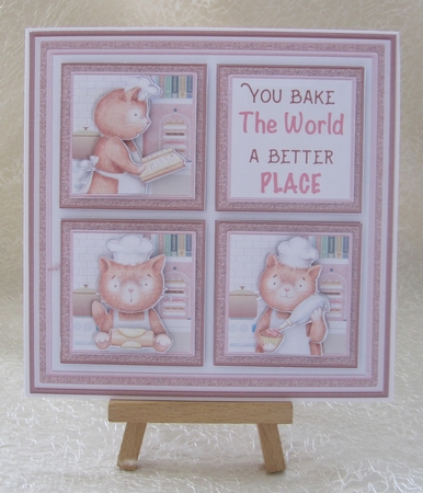 YOU BAKE THE WORLD SQUARES 7.5 Quick Layer Card & Insert Kit by Julie Jenner