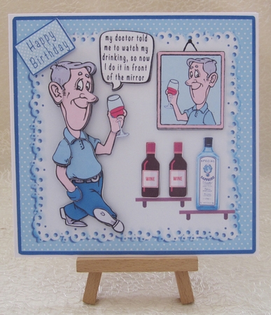 My Doctor Told Me To Watch My Drinking Male - Decoupage by Julie Jenner
