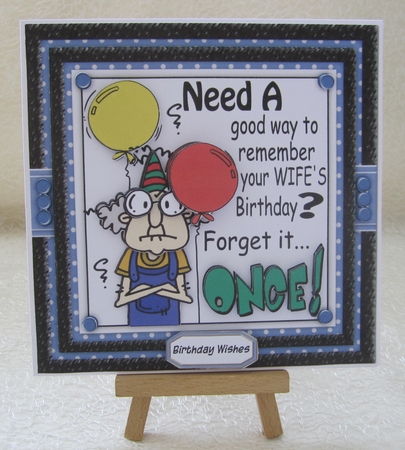 Gus - Wifes Birthday Mini Card Kit by Julie Jenner