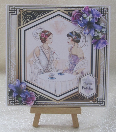 Art Deco Ladies Tea Time Mini Page Kit by Julie Jenner