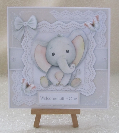 Gender Neutral Baby Elephant 1 by Julie Jenner
