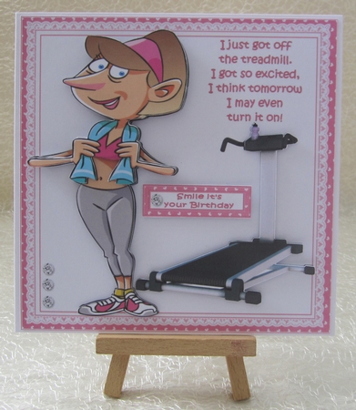 8x8 Linda on the treadmill mini kit by Julie Jenner