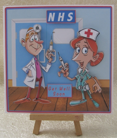 Thank You NHS and Get Well Soon - Insert by Julie Jenner
