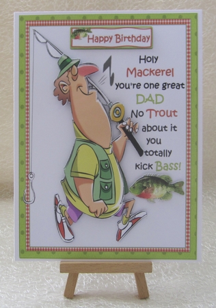 Holy mackerel dad birthday/fathers day mini kit by Julie Jenner