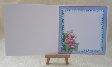 Stay Home And Knit - Decoupage by Julie Jenner
