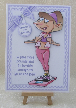 Linda steps on the scales mini kit by Julie Jenner