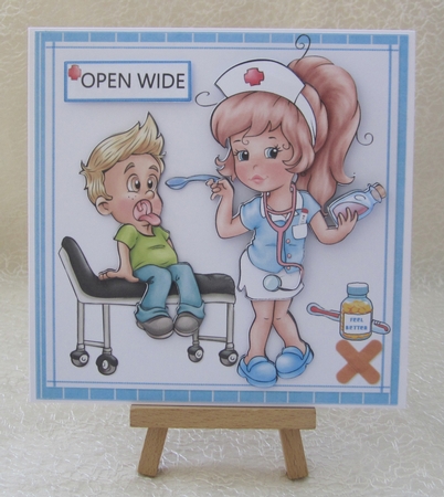 8x8 what a special nurse mini kit by Julie Jenner