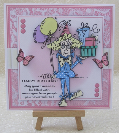 Stella Facebook Birthday Mini Card Kit by Julie Jenner