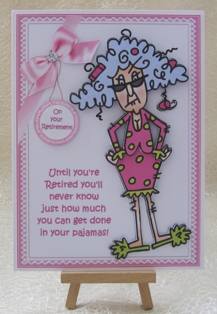 Stella talking about retirement mini kit by Julie Jenner