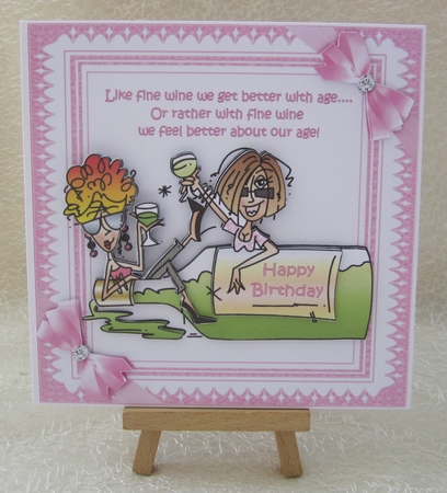 8x8 Rita and J.J aout fine wine mini kit by Julie Jenner