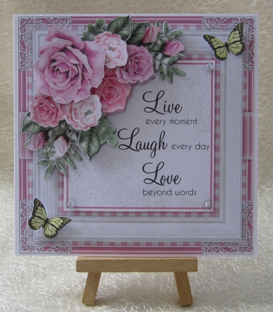 Floral Rose15 Mini Card Kit by Julie Jenner