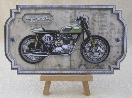 Grunge Bike A5 Shaped Mini Kit by Julie Jenner