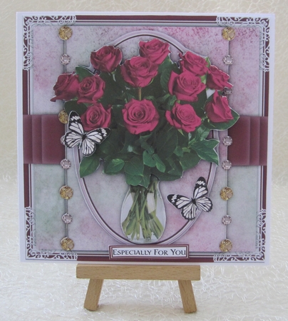 Delicate Roses1 Mini Card Kit by Julie Jenner